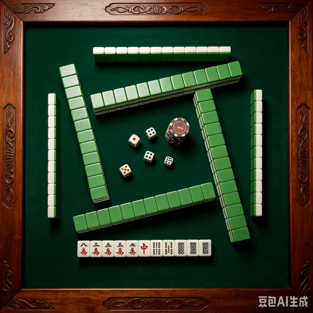 blue mahjong tiles